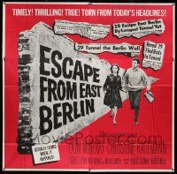 3p090 ESCAPE FROM EAST BERLIN 6sh '62 Robert Siodmak, escape from communist East Germany!