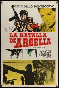 3p852 BATTLE OF ALGIERS Argentinean R80s Gillo Pontecorvo's La Battaglia di Algeri, different art!