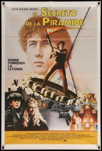 3p997 YOUNG SHERLOCK HOLMES Argentinean '85 Steven Spielberg, Pyramid of Fear, different art!