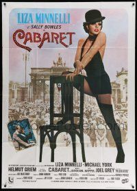 3p553 CABARET Italian 1p R1980s Liza Minnelli sings & dances in Nazi Germany, directed by Bob Fosse!