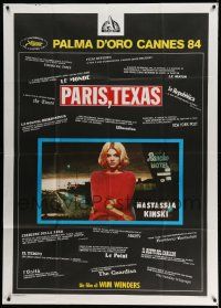 3p734 PARIS, TEXAS Italian 1p '84 Wim Wenders, different image of sexy Nastassja Kinski!