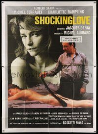 3p230 HE DIED WITH HIS EYES OPEN Italian 2p '86 sexy naked Charlotte Rampling, Shocking Love!