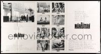 3p017 MANHATTAN Spanish/U.S. export 1-stop poster '79 w/classic image of Woody Allen & Keaton by bridge!