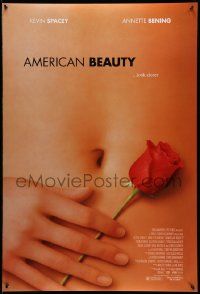 3r099 AMERICAN BEAUTY DS 1sh '99 Sam Mendes Academy Award winner, sexy close up image!