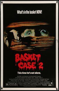 3r172 BASKET CASE 2 1sh '90 Frank Henenlotter horror comedy sequel, this time he's not alone!