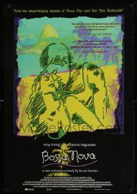 3r252 BOSSA NOVA 1sh '00 Amy Irving, Antonio Fagundes, Brazilian romantic comedy!