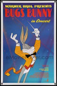 3r278 BUGS BUNNY IN CONCERT 1sh '90 great cartoon image of Bugs conducting orchestra!