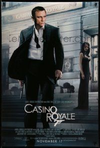 3r310 CASINO ROYALE advance DS 1sh '06 Daniel Craig as James Bond & sexy Eva Green!