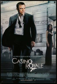3r309 CASINO ROYALE advance 1sh '06 Daniel Craig as James Bond & sexy Eva Green!