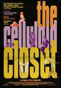 3r318 CELLULOID CLOSET 1sh '96 documentary about homosexuals in Hollywood!