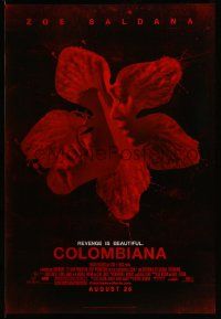 3r364 COLOMBIANA advance DS 1sh '11 by Zoe Saldana, revenge is beautiful, cool image!