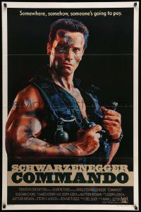 3r370 COMMANDO int'l 1sh '85 Arnold Schwarzenegger is going to make someone pay!