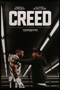 3r391 CREED teaser DS 1sh '15 image of Sylvester Stallone as Rocky Balboa with Michael Jordan!