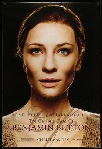3r404 CURIOUS CASE OF BENJAMIN BUTTON teaser DS 1sh '08 great portrait of pretty Cate Blanchett!