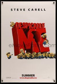 3r452 DESPICABLE ME Summer style DS advance 1sh '10 Steve Carell, cute CGI, superbad, superdad!
