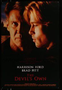 3r461 DEVIL'S OWN 1sh '97 Harrison Ford & Brad Pitt, trapped by destiny & bound by duty!