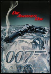 3r474 DIE ANOTHER DAY teaser 1sh '02 Pierce Brosnan as James Bond, cool image of gun melting ice!