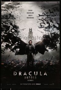 3r500 DRACULA UNTOLD teaser DS 1sh '14 every bloodline has a beginning, vampires!