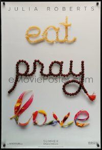 3r520 EAT PRAY LOVE teaser DS 1sh '10 Ryan Murphy directed, Julia Roberts, James Franco!