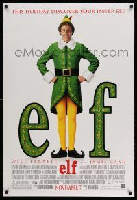 3r526 ELF advance DS 1sh '03 Jon Favreau directed, James Caan & Will Ferrell in Christmas comedy!
