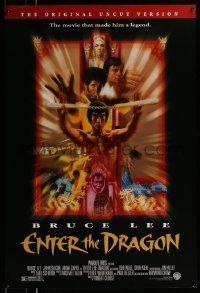 3r550 ENTER THE DRAGON DS 1sh R97 Bruce Lee kung fu classic, the movie that made him a legend!