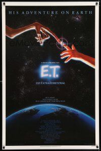 3r515 E.T. THE EXTRA TERRESTRIAL studio style 1sh '82 Steven Spielberg classic, John Alvin art!
