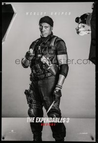 3r582 EXPENDABLES 3 teaser DS 1sh '14 great image of Wesley Snipes w/throwing knives!