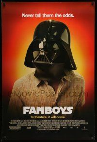 3r589 FANBOYS DS 1sh '09 wacky 40 Year Old Virgin spoof image w/ Darth Vader helmet!