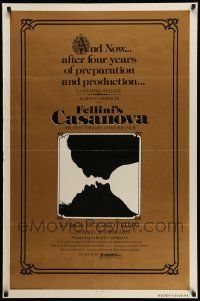 3r613 FELLINI'S CASANOVA 1sh '77 Il Casanova di Federico Fellini, Donald Sutherland, Tina Aumont