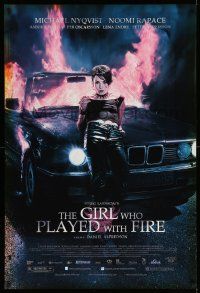 3r706 GIRL WHO PLAYED WITH FIRE DS 1sh '10 Larsson's Flickan som lekte med elden, Noomi Rapace!