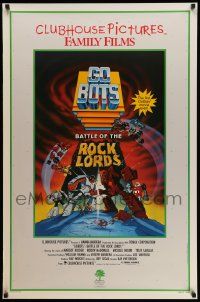 3r714 GOBOTS: WAR OF THE ROCK LORDS 1sh '86 the first GoBots movie ever, cool cartoon!