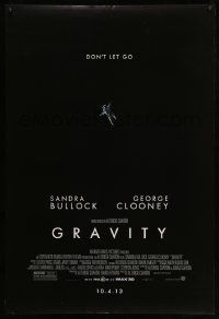 3r745 GRAVITY 10.4.13 advance DS 1sh '13 Sandra Bullock & George Clooney, don't let go!
