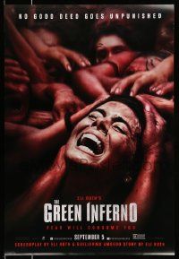 3r756 GREEN INFERNO teaser DS 1sh '14 Eli Roth jungle horror, no good deed goes unpunished!
