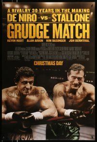 3r767 GRUDGE MATCH advance DS 1sh '13 Robert De Niro & Sylvester Stallone in boxing ring!