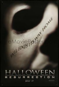 3r772 HALLOWEEN RESURRECTION teaser 1sh '02 Jamie Lee Curtis, evil finds its way home!