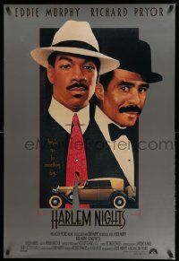 3r784 HARLEM NIGHTS 1sh '89 great Drew Struzan art of Eddie Murphy & Richard Pryor!