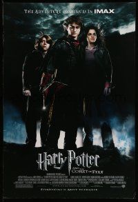 3r791 HARRY POTTER & THE GOBLET OF FIRE IMAX DS 1sh '05 Daniel Radcliffe, Emma Watson, Grint!
