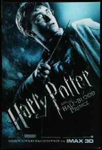 3r794 HARRY POTTER & THE HALF-BLOOD PRINCE IMAX teaser DS 1sh '09 Daniel Radcliffe with wand!