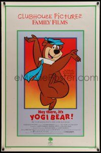 3r822 HEY THERE IT'S YOGI BEAR 1sh R86 Hanna-Barbera, Yogi's first full-length feature!