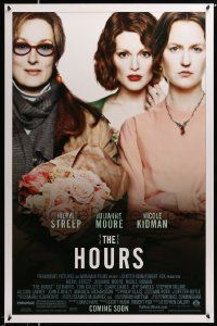 3r850 HOURS advance 1sh '02 Nicole Kidman as Virginia Woolf, Meryl Streep, Julianne Moore!