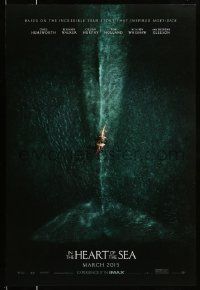 3r899 IN THE HEART OF THE SEA teaser DS IMAX March 1sh '15 Ron Howard, image of ship over huge whale