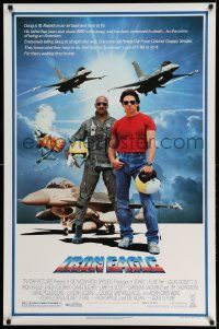 3r939 IRON EAGLE 1sh '86 Louis Gossett Jr, Jason Gedrick was born to fly F-16s!