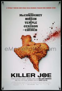 3s012 KILLER JOE DS 1sh '12 Emile Hirsch, Matthew McConaughey in title role!