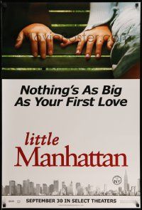 3s085 LITTLE MANHATTAN teaser 1sh '05 Josh Hutcherson, nothing's as big as your first love!