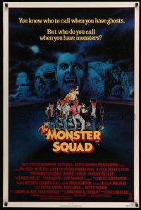 3s232 MONSTER SQUAD 1sh '87 art of young heroes and classic villains by Craig!
