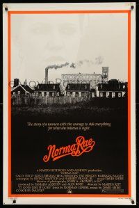 3s293 NORMA RAE 1sh '79 Sally Field, the story of a woman with courage!