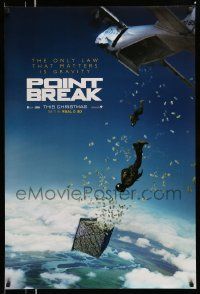 3s386 POINT BREAK teaser DS 1sh '15 cool images of skydivers with a ton of cash!