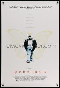 3s399 PRECIOUS advance DS 1sh '09 abused woman-child Gabourey Sidibe, Best Picture nominee!