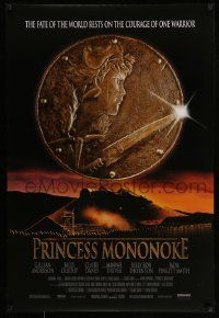 3s409 PRINCESS MONONOKE 1sh '99 Hayao Miyazaki's Mononoke-hime, anime, cool artwork!