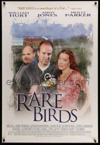 3s449 RARE BIRDS 1sh '01 William Hurt, Andy Jones, Molly Parker, directed by Sturla Gunnarson!